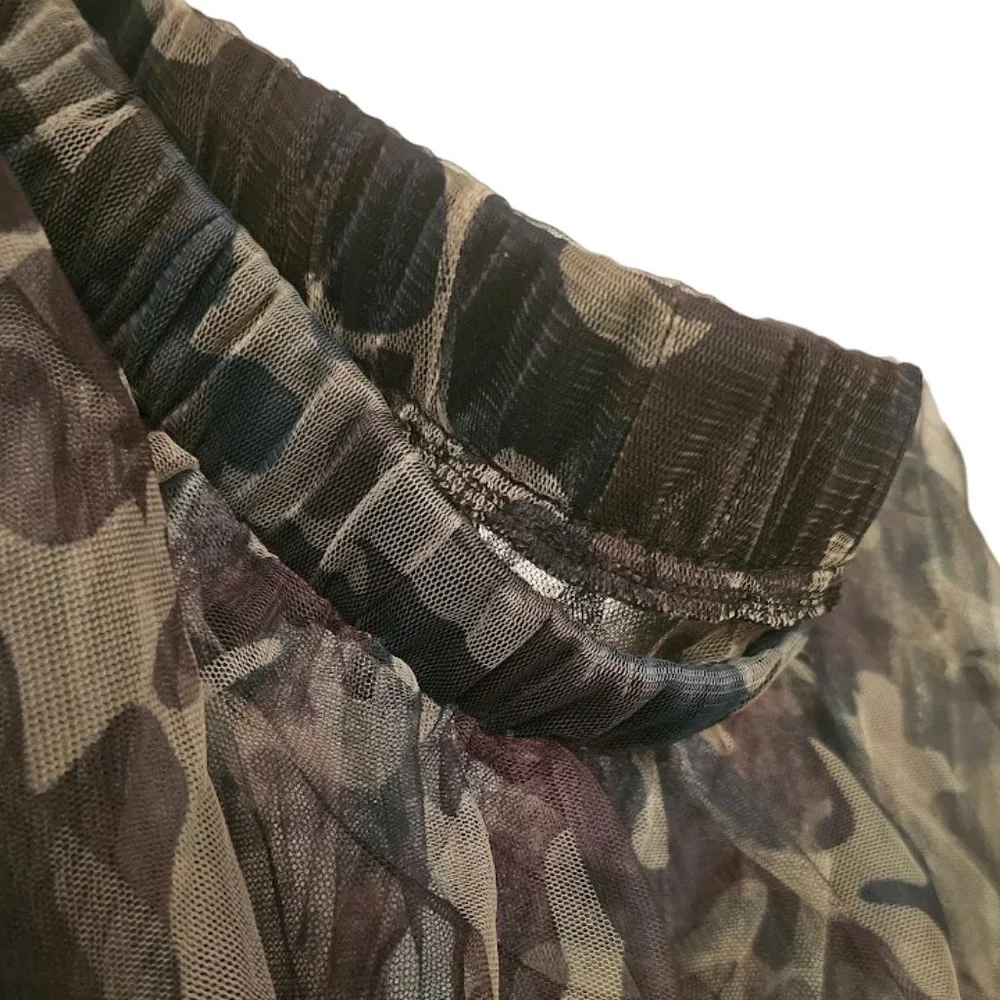 NWOT | Gorgeous | Tulle & Camo | Layered | Maxi Skirt | Size: 3XL - Picture 6 of 14